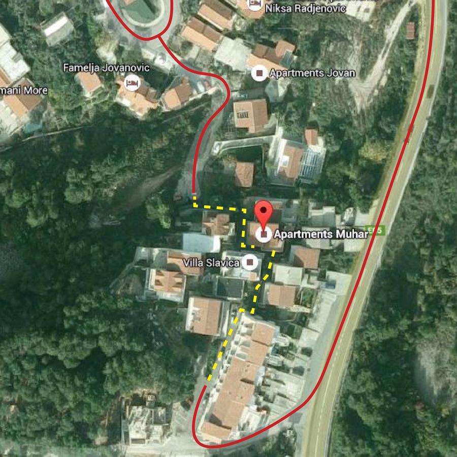 Apartments Muhar Sveti Stefan Exterior foto